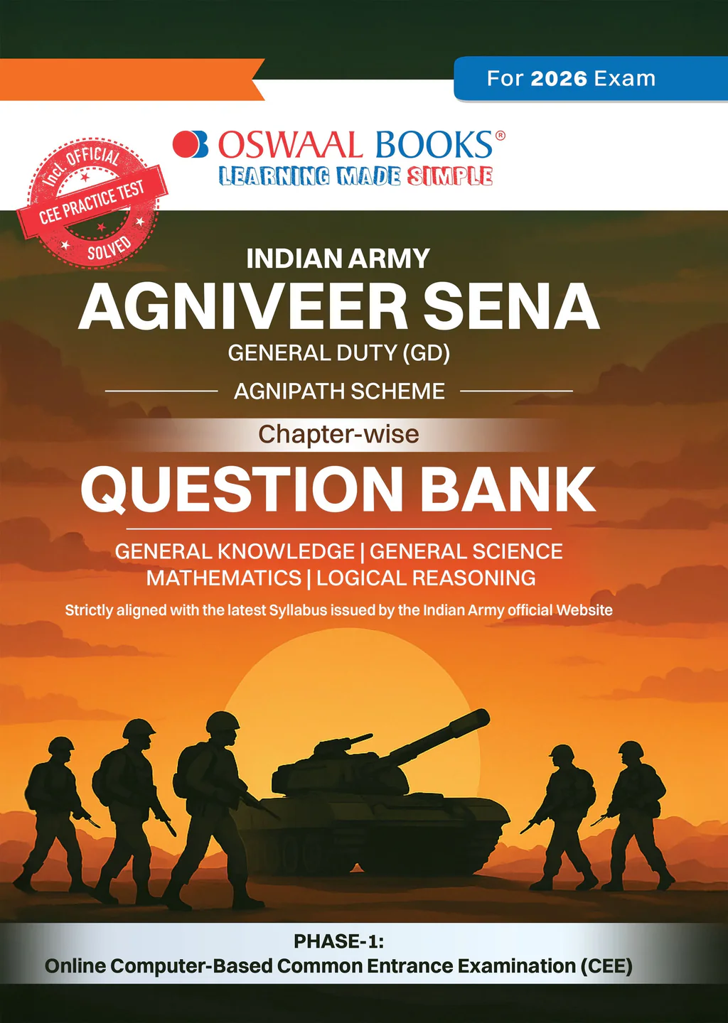 Agniveer Sena Indian Army | Agniveer Sena General Duty (GD) | Agnipath Scheme | Chapter-wise Question Bank | General Knowledge | General Science | Mathematics | Reasoning For 2026 Exam - Image 1