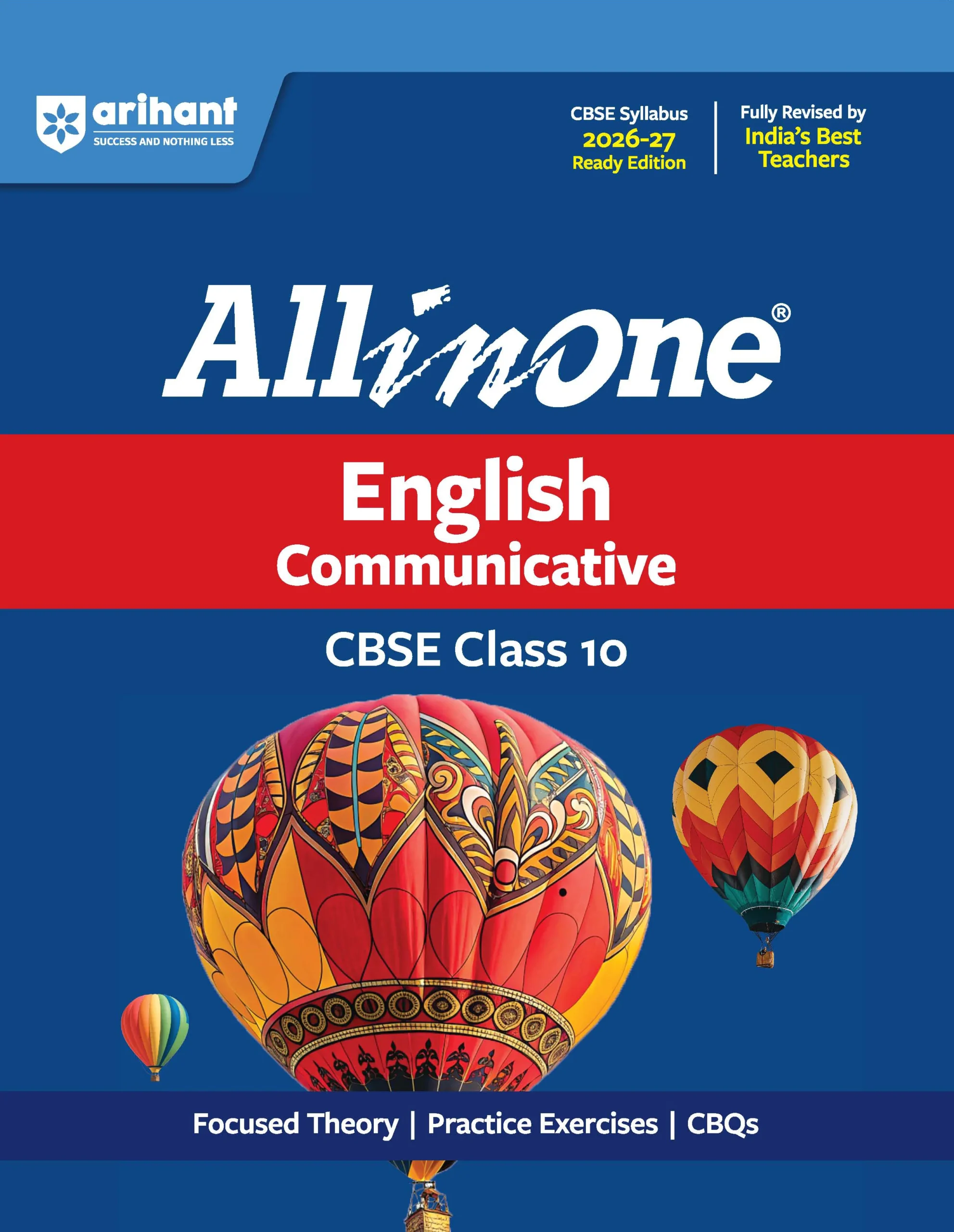 All in 1 CLASS 10 ENG All in One English Communicative Class 10 for CBSE Exam 2026-27 | NCERT Based Complete Theory, Practice Exercises, CBQs, A-R, Sample Papers & Mind Maps | Revised Edition as per Latest Syllabus - Image 1
