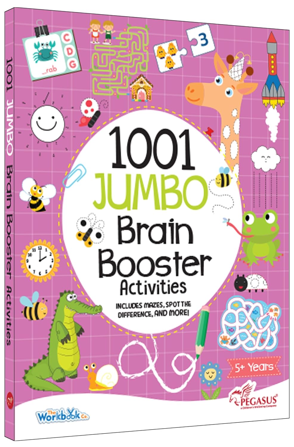 1001 1001 Jumbo Brain Booster Activities for 5 to 8 Years Old Kids|Enhance the Child Mind with Cognitive Excellence with Interactive Activity Book - Image 1