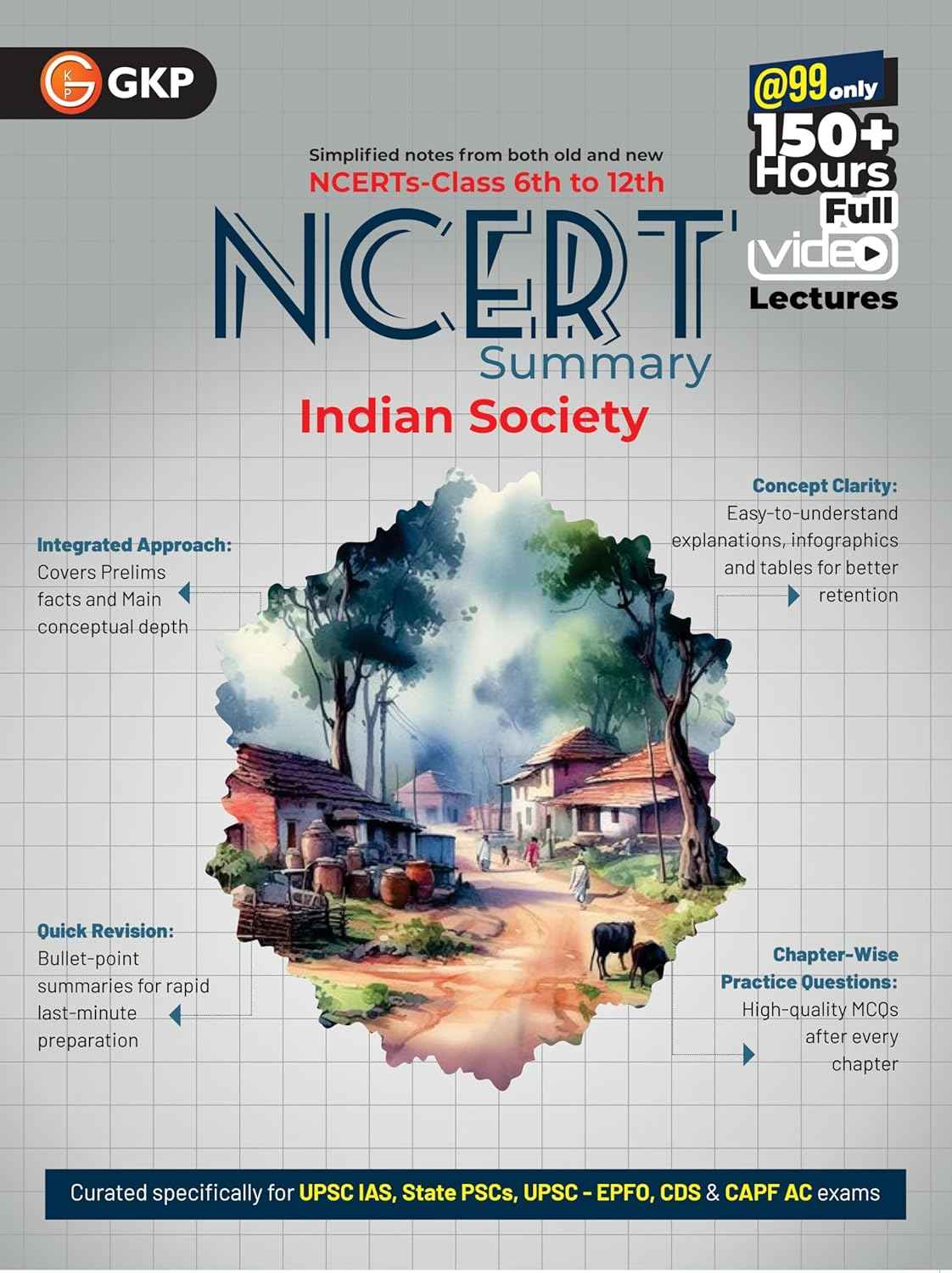 is gkp UPSC 2026: Indian Society NCERT Summary (Class 6th-12th) for Civil Services & State PSC Exams | Chapter-wise Practice Questions | UPSC NCERT IAS Prelims & Mains Preparation - Image 1