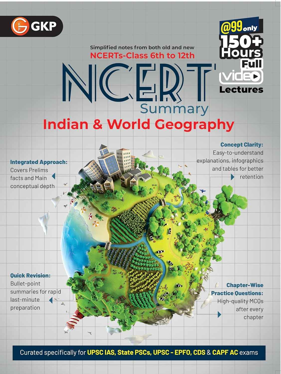 iwg gkp UPSC 2026: Indian & World Geography NCERT Summary (Class 6th-12th) for Civil Services & State PSC Exams | Chapter-wise Practice Questions | UPSC NCERT IAS Prelims & Mains Preparation - Image 1