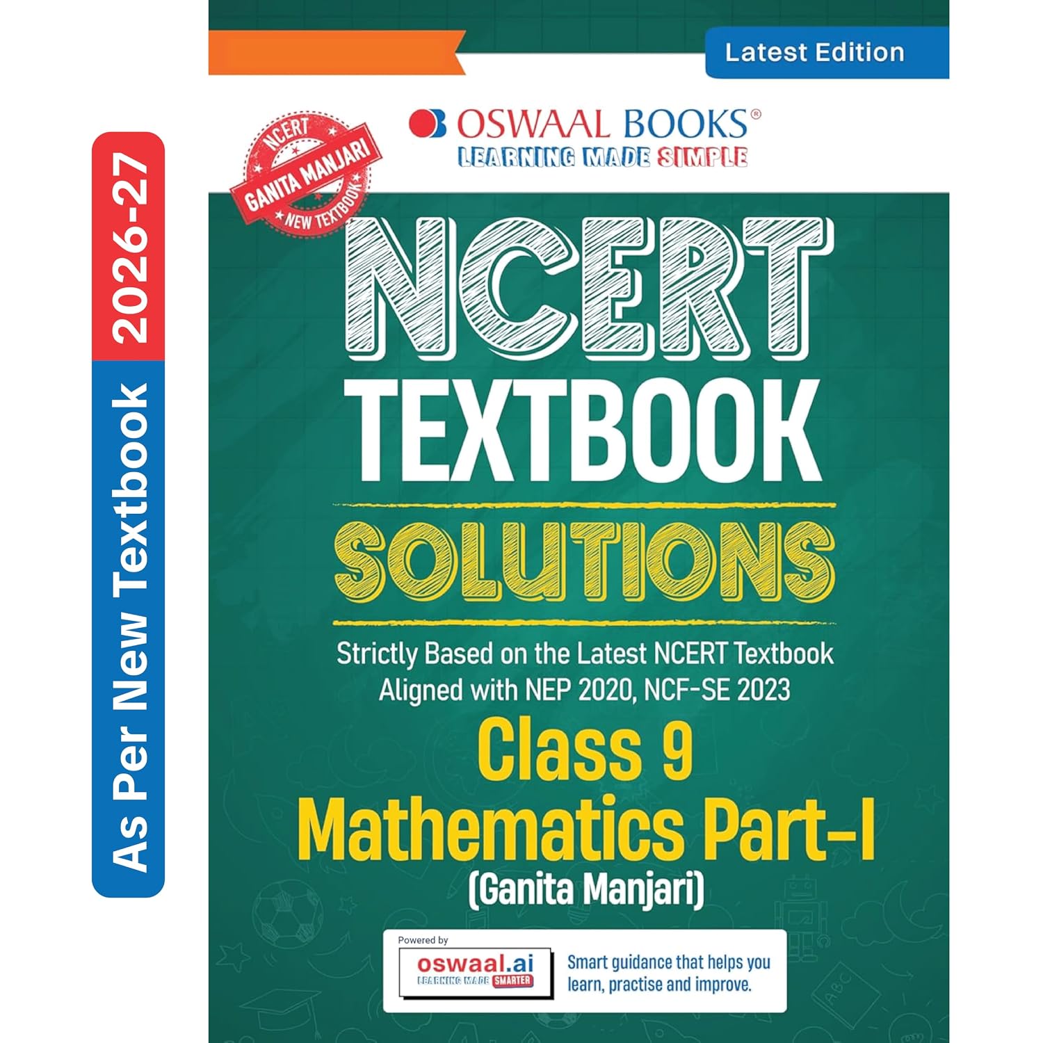 m Oswaal NCERT Textbook Solutions Mathematics Part-1 (Ganita Manjari) , Class 9 (Latest NCERT) | Revision Notes, Mind Maps, Solved Intext & Exercise Questions | Oswaal AI - Image 1